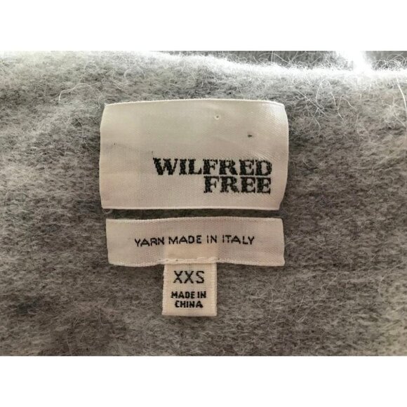 ARITZIA WILFRED FREE Fei Fei Sweater Vest Size XXS Light Gray Alpaca Wool Blend - Picture 6 of 8